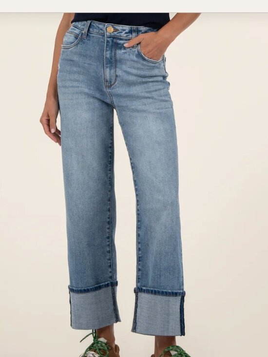 Kut from the Kloth Denim - Kut from the Kloth Light Blue Wide Cuff Jeans